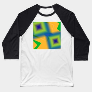 orange green blue abstract texture Baseball T-Shirt